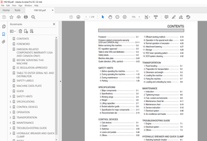 Hyundai HW180 Wheeled Excavator Operator’s Manual 2023 – PDF DOWNLOAD