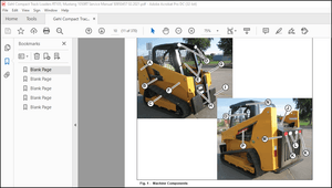 Gehl RT105, Mustang 1050RT Compact Track Loaders Service Manual 50950457 – PDF DOWNLOAD