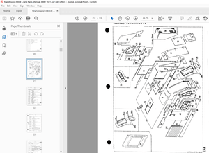 Manitowoc Traditional Crane 3900B Parts Manual SN 39867 - PDF
