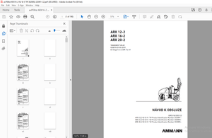 AMMANN ARX 12-2 ARX 16-2 ARX 20-2 TANDEMOVÝ VÁLEC NÁVOD K OBSLUZE - PDF