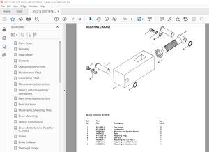 BT Prime-Mover RR Series Truck RR-20 RR-30 Operating Maintenance &amp; Parts Manual - PDF DOWNLOAD