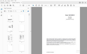 Daewoo Solar 140/160W-V Wheel Excavator Shop Manual 023-00065E –  PDF DOWNLOAD