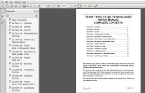 New Holland TB100, TB110, TB120 Tractor Service Manual - PDF DOWNLOAD