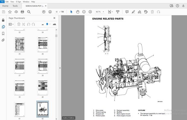 KOMATSU PC300-7 PC300LC-7 PC350-7 PC350LC-7 HYDRAULIC EXCAVATOR SERVICE REPAIR WORKSHOP MANUAL - PDF