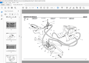 Ducati Monster 600 METALLIC 2000 Parts Manual PN 91511041A - PDF DOWNLOAD