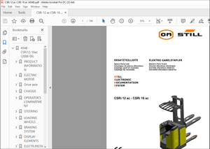 Still CSRI 12 ac – CSRi 16 ac Spare Parts List Manual – PDF DOWNLOAD