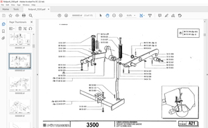 Pottinger Tractor ROLLPROFI 3500 Spare parts list Manual - PDF DOWNLOAD