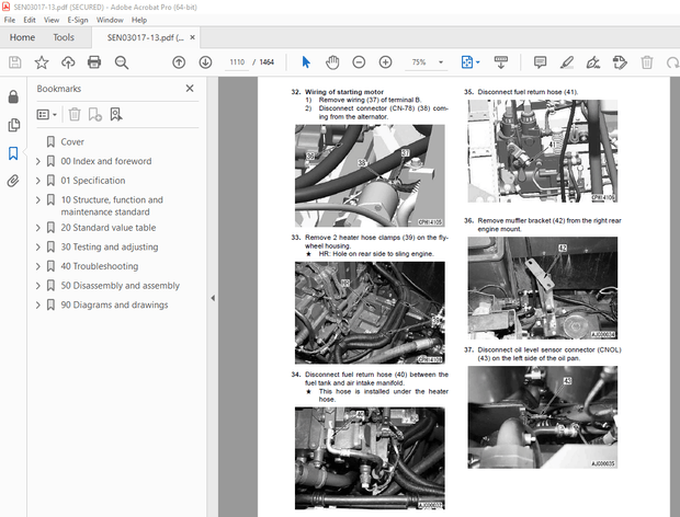 Komatsu HM350-2R Dump Truck Shop Manual SEN03017-13 - PDF DOWNLOAD 
