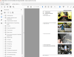 Ammann ARX 23-2 ARX 26-2 Tandem Roller Workshop Manual - PDF