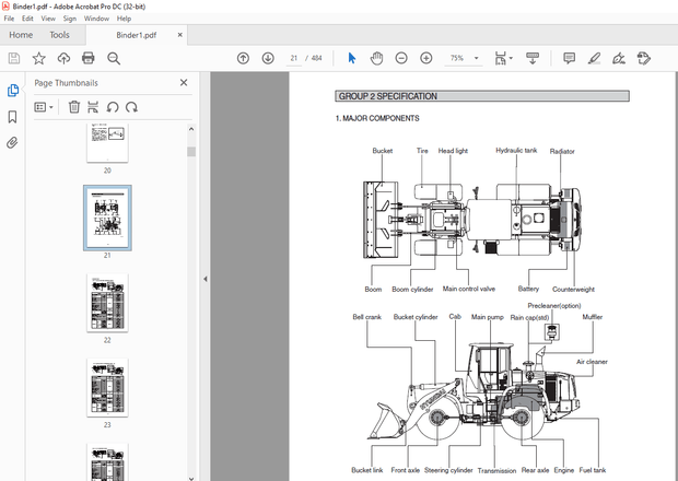 Hyundai HL740-9S(BRAZIL) Wheel Loader Service Manual 2023 – PDF DOWNLOAD