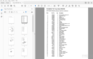 Drexel R60CBD SwingMast Lift Truck Transmission Section Parts Manual_1400132 – PDF DOWNLOAD