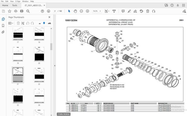 WACKER NEUSON 3501 DUMPER PARTS MANUAL 1000136484 - PDF DOWNLOAD