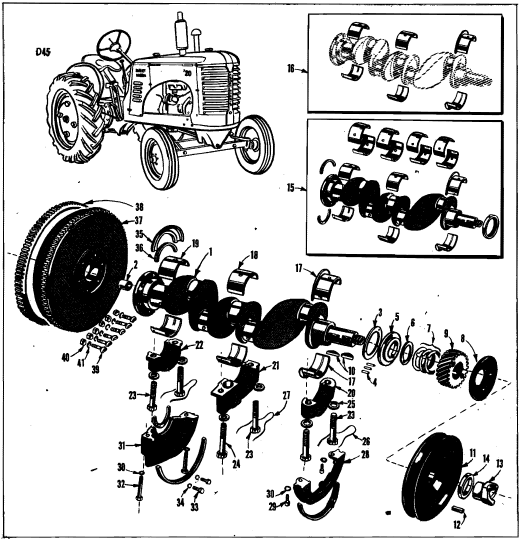 Massey Harris 20 And 20k Tractor Parts Manual 690015m – DOWNLOAD