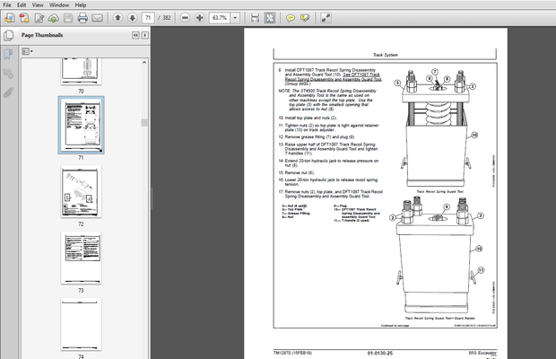 John Deere 85G Excavator Repair Technical Manual PDF DOWNLOAD