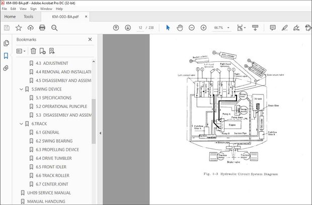Hitachi Hydraulic Excavator UH07 UH09 Service Manual(KM-000-BA) – PDF DOWNLOAD