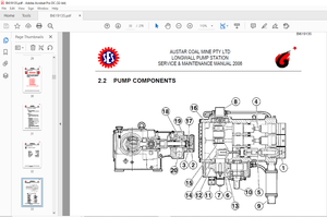 CAT AUSTAR COAL MINE 2006 LONGWALL PUMP STATION SERVICE &amp; MAINTENANCE MANUAL BI619135 - PDF DOWNLOAD
