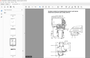 Tadano Crane TM-ZE260 41008507273A FRAME/WORKING HEIGHT LIMIT DEVICE Parts Manual - PDF DOWNLOAD