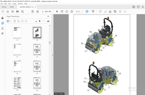 AMMANN ARX 23.1 ARX 26.1 RODILLO DE TÁNDEM MANUAL DE MANEJO PDF