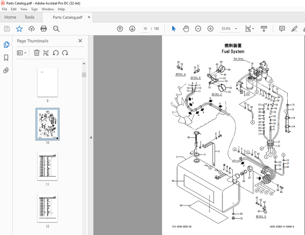Sakai Vibrating Roller SW654 SW654ND SW654RD SW654B Parts Manual PDF