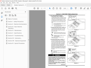 Kobelco SK150LC Hydraulic Excavator Operator’s Manual YMU1501 – PDF DOWNLOAD