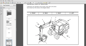 Komatsu PW150ES-6K Hydraulic Excavator Operation &amp; Maintenance Manual (K35001 and up) PDF