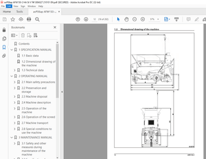 Ammann AFW 150-2 Asphalt Paver, Wheeled Operating Manual 3004327 PDF