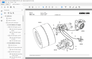 Ammann ARX 26-2 Tandem Roller Parts Catalogue Manual 3042945 PDF