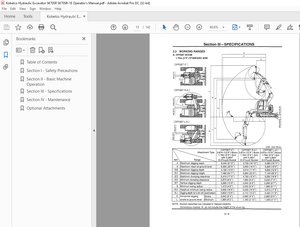 Kobelco SK70SR-1E(S) Hydraulic Excavator Shop Manual S5YT0003E01 – PDF DOWNLOAD