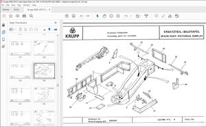 KRUPP KMK 4070 Truck Crane Parts Manual EN_DE – PDF DOWNLOAD