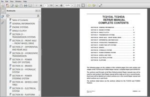 New Holland Compact Tractor TC21DA TC24DA Service Repair Manual (87053135) – New Holland