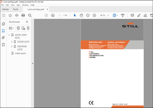 STILL Lock and Keys Spare Parts Catalogue Manual – PDF DOWNLOAD