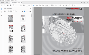 Steyr MO166M28 Marine Turbo Diesel Solas Parts Manual_68227001 – PDF DOWNLOAD
