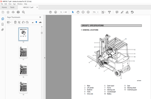 Hyundai Forklift HBF20 25 30 32-7 HBF20 25 30C-7 Service Manual – PDF