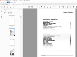 Bendi Landoll B40i4 Narrow Aisle Forklift Parts Manual F-579-R1 – PDF DOWNLOAD