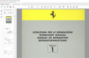 Ferrari 456 GT Workshop Manual (Vol 1 &amp; 2) – PDF DOWNLOAD
