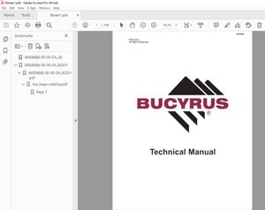 CAT Bucyrus GARDNER-DENVER Hydraulic JB1094 Jumbo Operator &amp; maintenance Manual PDF DOWNLOAD