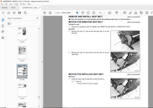 Komatsu HB365LC-3,HB365NLC-3 Hydraulic Excavator Repair Service  Manual UENBM00451 - PDF DOWNLOAD