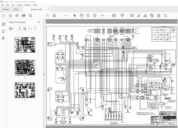 Terex Crane RT300 Electric &amp; Hydraulic Schematic Manual – PDF DOWNLOAD