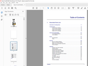 Bendi Landool Forklift B40i3 Narrow Aisle Forklift Parts Manual F-501-R3 – PDF DOWNLOAD