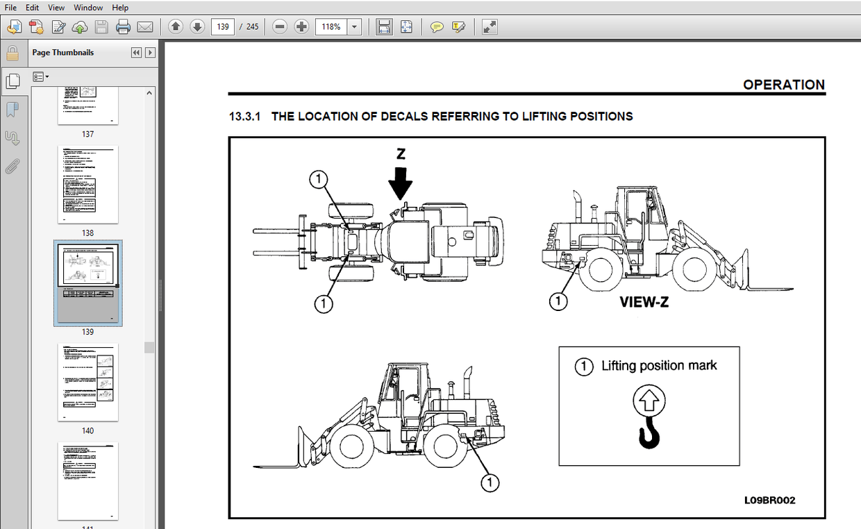 Komatsu WA250-3 PARALLEL TOOL CARRIER Operation & Maintenance Manual ...