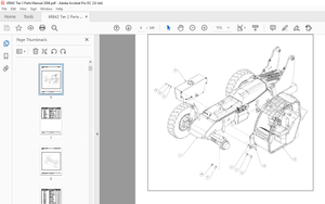 Xtreme Telehandler XR842 TIER 2 (2006) Forklift Parts Manual PDF