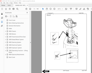 BT-Prime Mover WSX 22 WSX 30 WSX 40 Electric Straddle Stacker Truck Parts Manual  - PDF DOWNLOAD