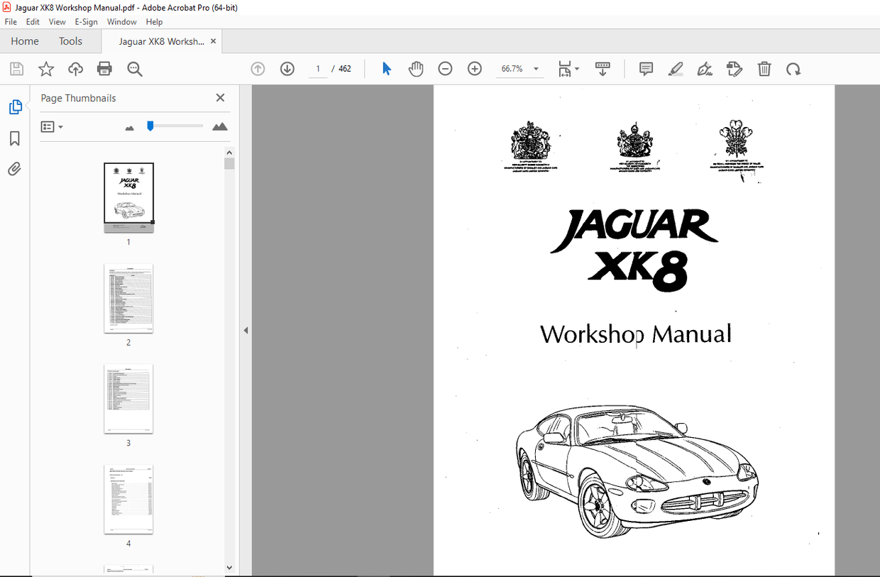 JAGUAR XK8 SERVICE MANUAL PDF visual data 3