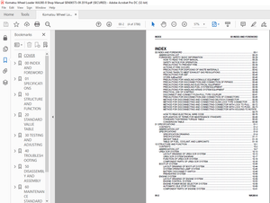 Komatsu WA380-8 Wheel Loader Shop Manual SEN06573-09 – PDF DOWNLOAD