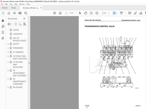 Komatsu WA500-3 Wheel Loader Shop Manual SEBM009016 – PDF DOWNLOAD