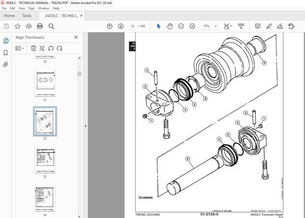 John Deere 450DLC Excavator Repair TECHNICAL MANUAL TM2362 - PDF DOWNLOAD