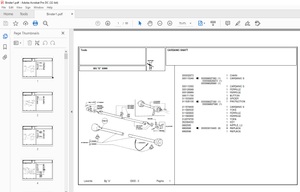Laverda Header LX600 Parts Catalog Manual