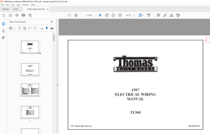 Thomas Built BUSES TL960 1997 ELECTRICAL WIRING MANUAL 85410183 – PDF DOWNLOAD