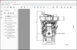 Komatsu 12V170-1 Series Engine Shop Manual SEBM028506 – PDF DOWNLOAD