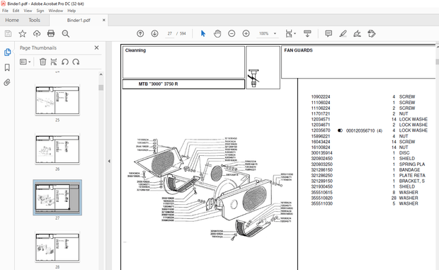 Laverda 3750 R Agricultural Tractor Parts Manual – PDF DOWNLOAD